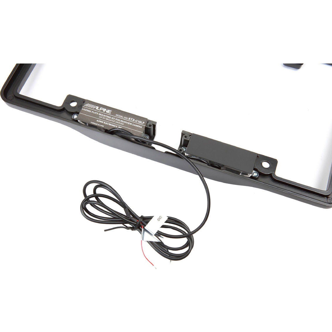 Alpine KTX-C10LP License Plate Mounting Kit for Select Alpine Rear-View Cameras - Image 3 of 3