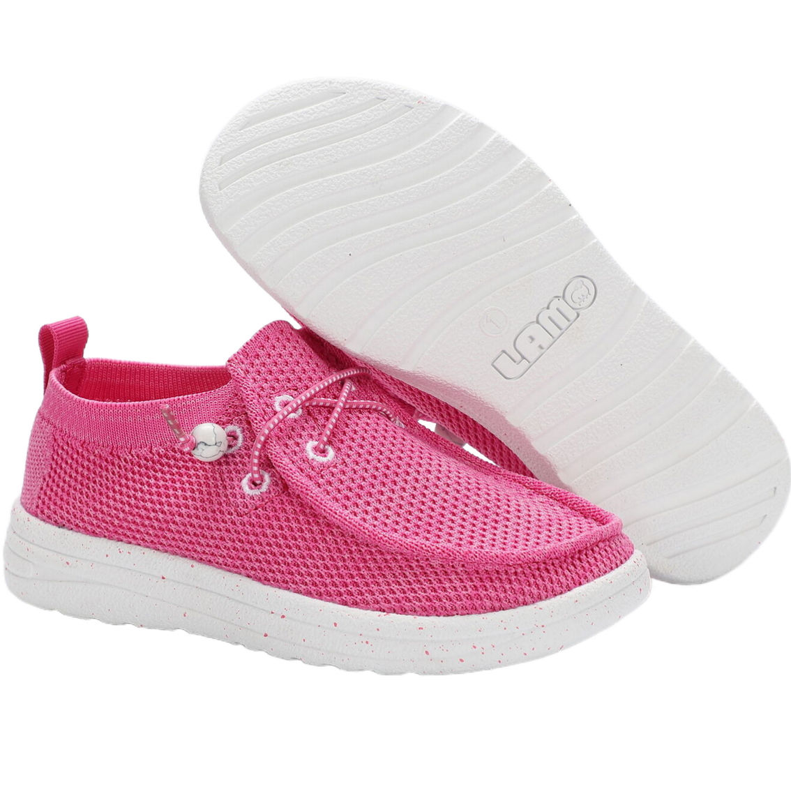 Lamo Pre School Girls Mickey Knit Slip On - Image 8 of 8