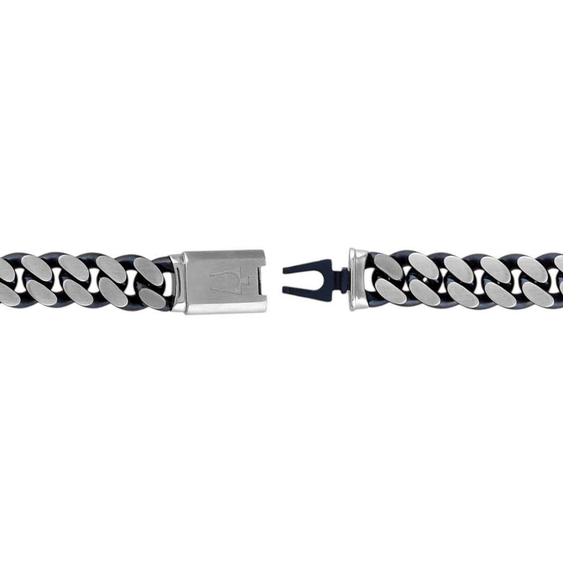 Bulova Classic Curb Bluetone Bracelet - Image 3 of 3