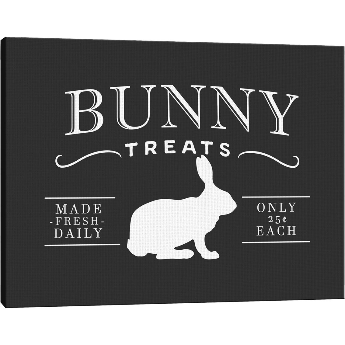 Inkstry Bunny Treats Canvas Giclee - Image 2 of 3