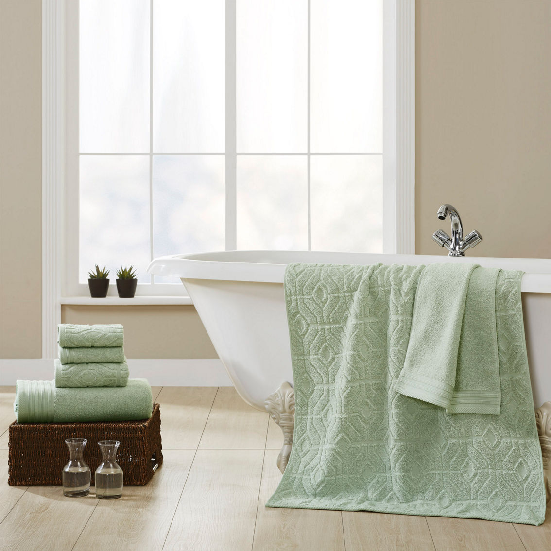 Modern Threads Diamond Gate Towel Set 6 pc. - Image 2 of 2