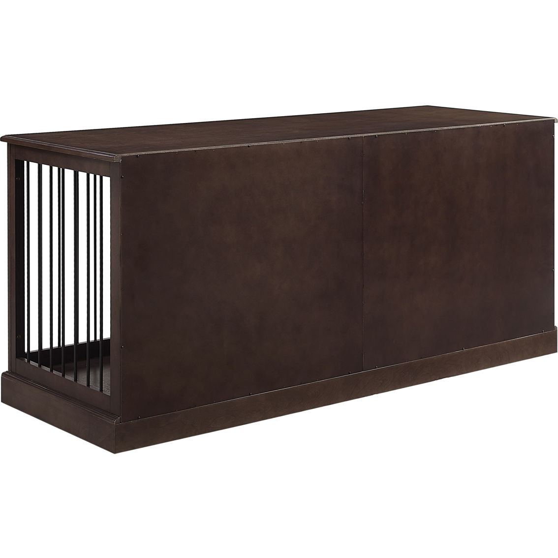 Crosley Furniture Winslow Medium Credenza Pet Crate, Dark Brown - Image 2 of 7