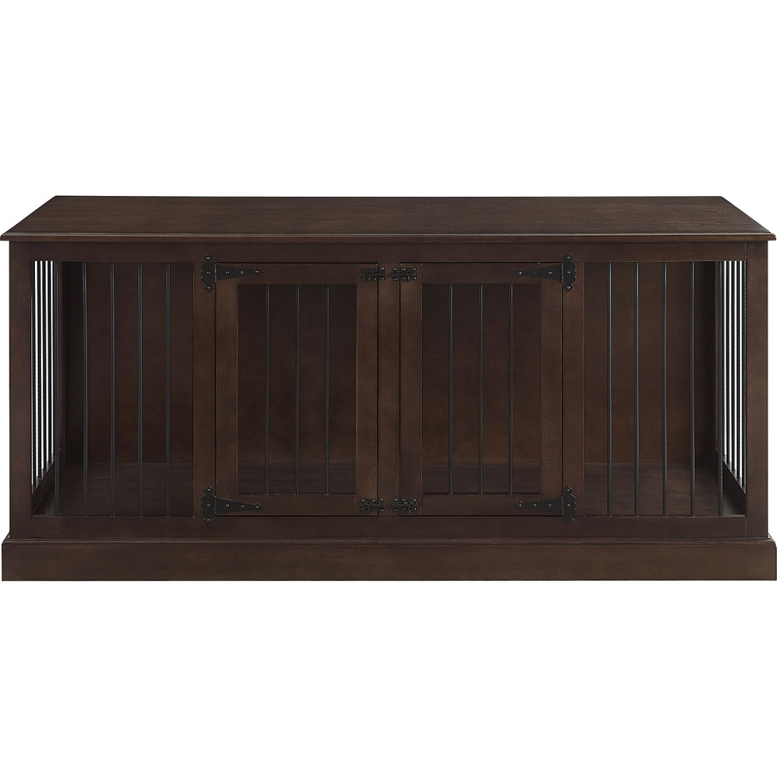 Crosley Furniture Winslow Medium Credenza Pet Crate, Dark Brown - Image 3 of 7