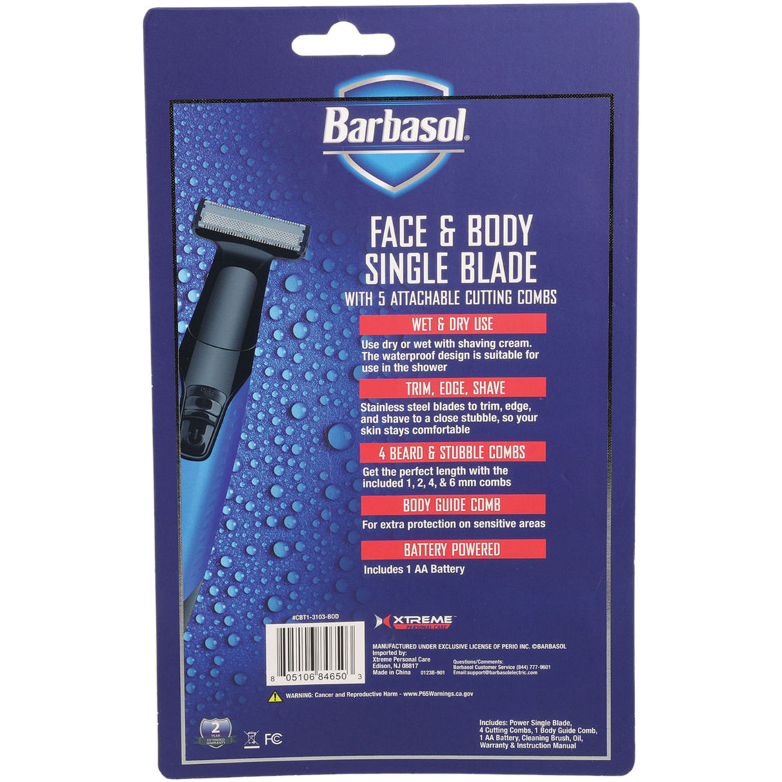 Barbasol Power Double Blade &  Body Groomer - Image 4 of 4