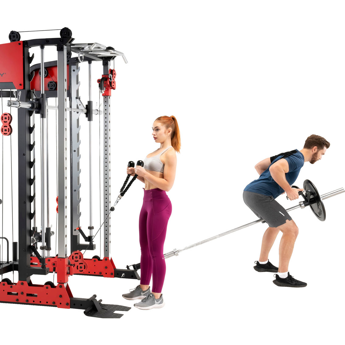 Marcy Pro Deluxe Smith Cage Home Gym System - Image 4 of 5