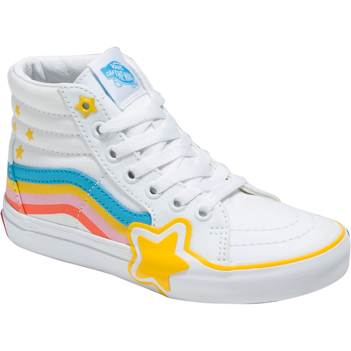 Vans Preschool Girls SK8-Hi Rainbow Star Sneakers