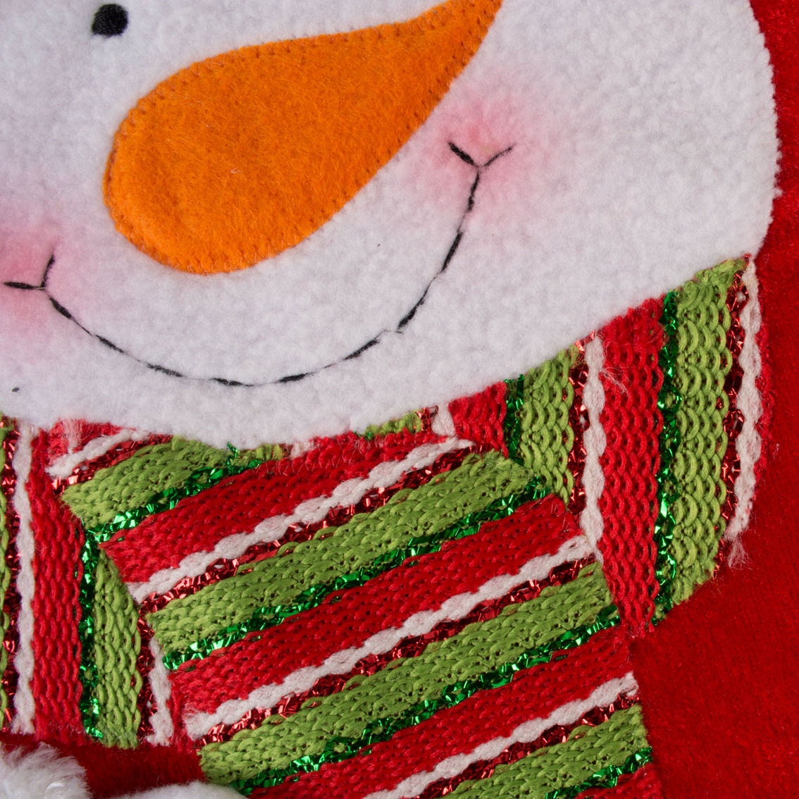 Design Imports Santa and Snowman Stocking 2 pc. Set - Image 5 of 5