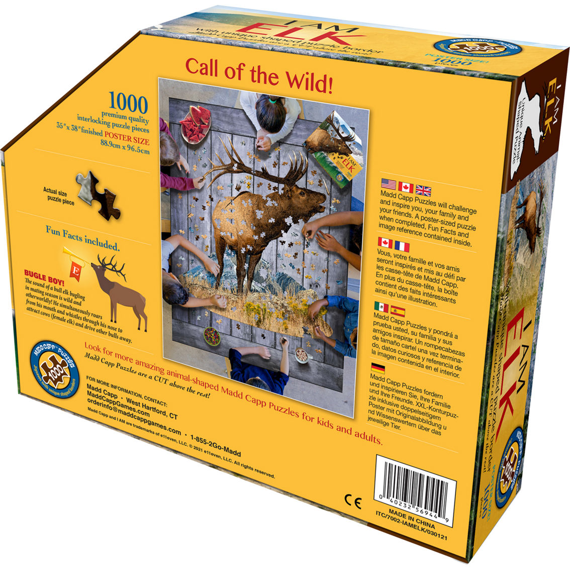 Madd Capp I Am Elk 1000 pc. Puzzle - Image 2 of 7