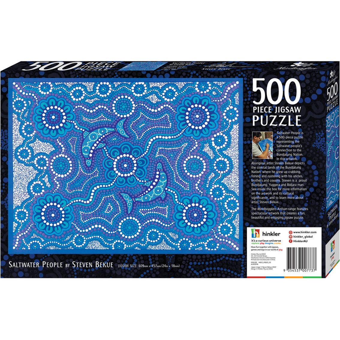 Mindbogglers Artisan Saltwater People 500 pc. Puzzle - Image 2 of 8