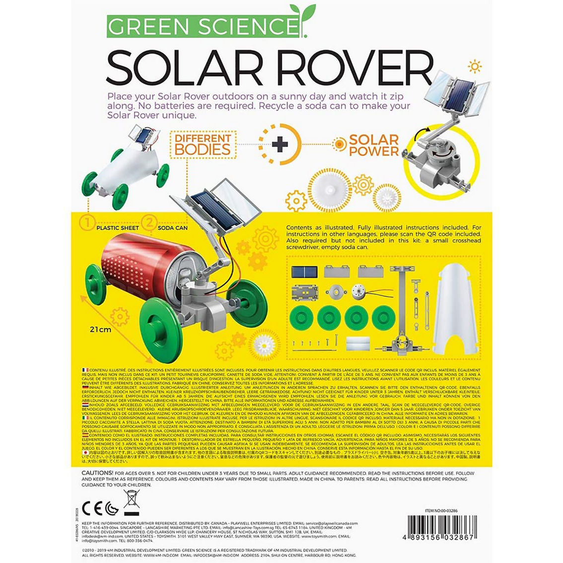 4M KidsLabs Solar Rover STEM Science Kit - Image 2 of 7