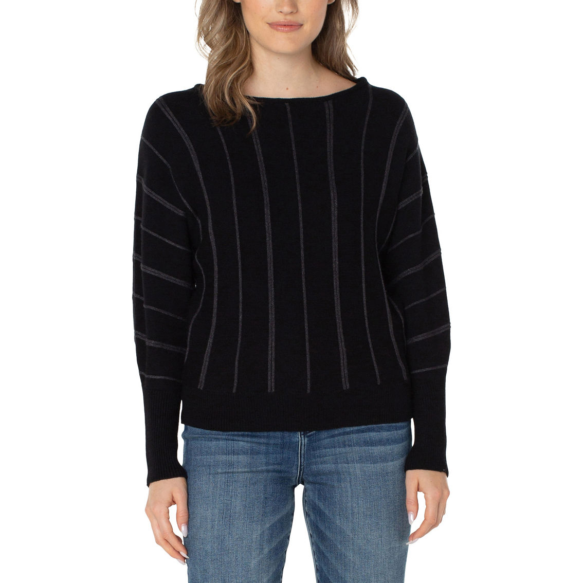Liverpool Dolman Stripe Sweater