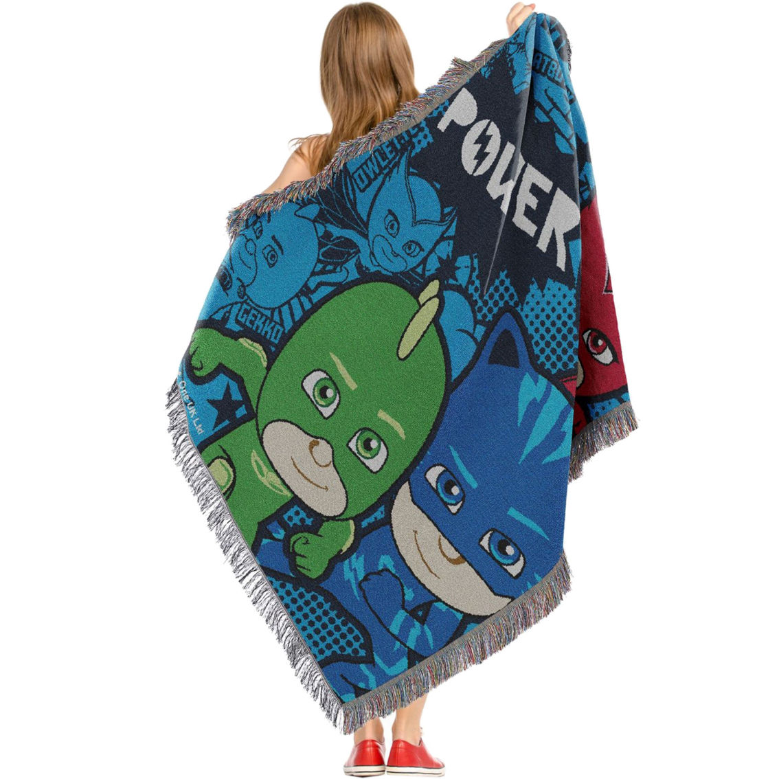 Northwest PJ Masks Power Trio Woven Tapestry Throw Blanket 48 x 60 in. - Image 3 of 5