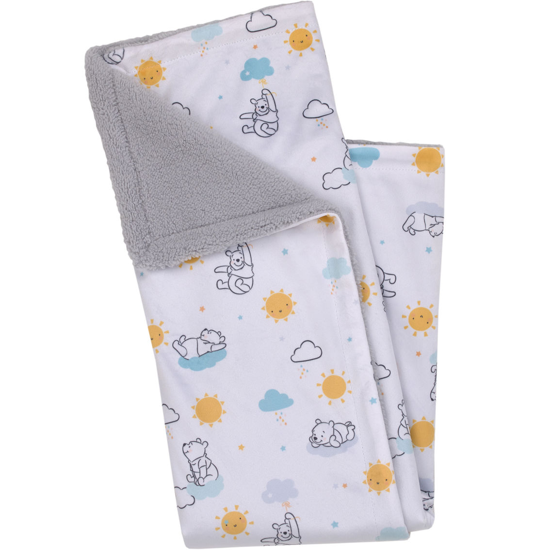 Disney Winnie the Pooh Baby Blanket and Security Blanket 2 pc. Set - Image 6 of 7