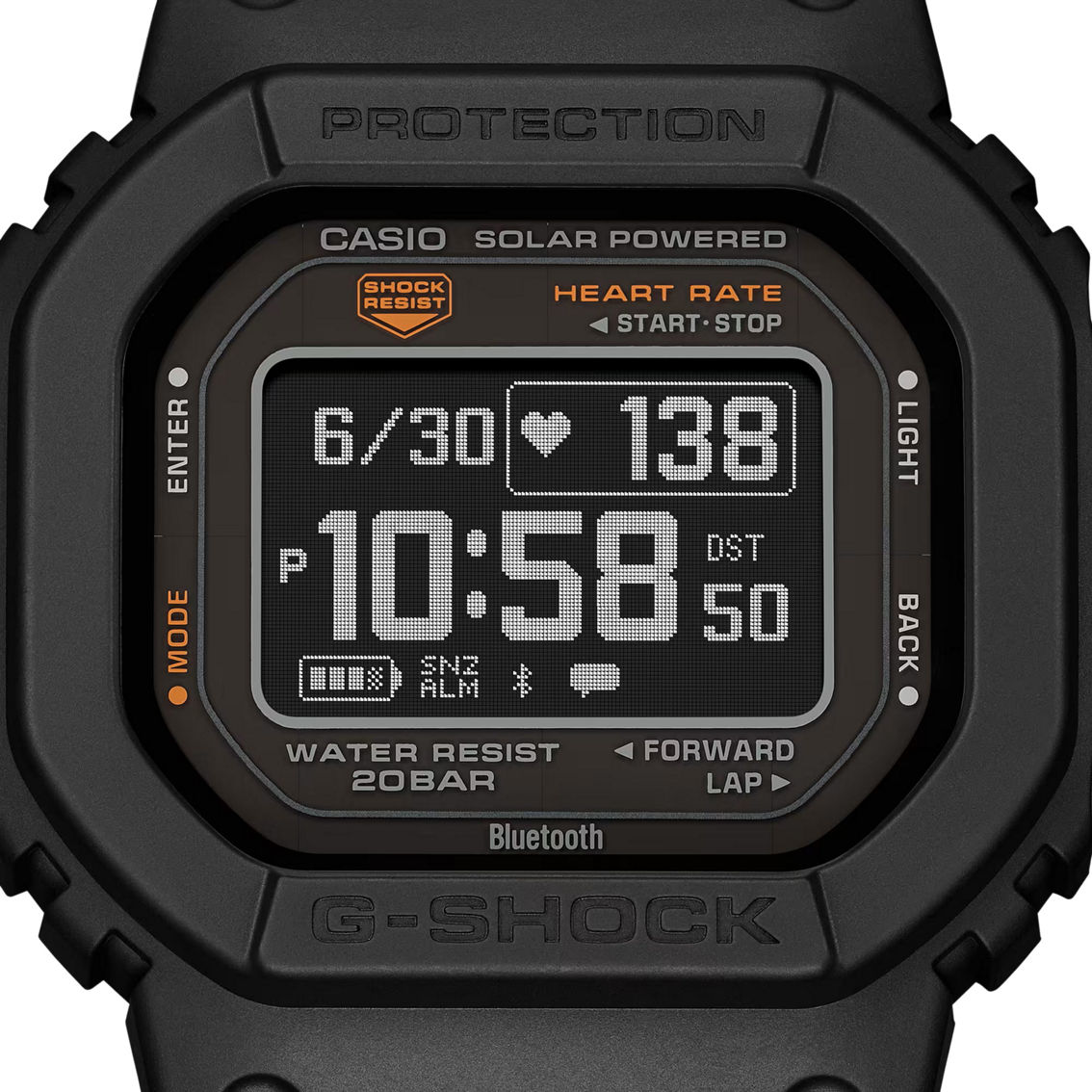 Casio G-Shock Move 5600 Series Digital Black DWH5600-1 - Image 6 of 10