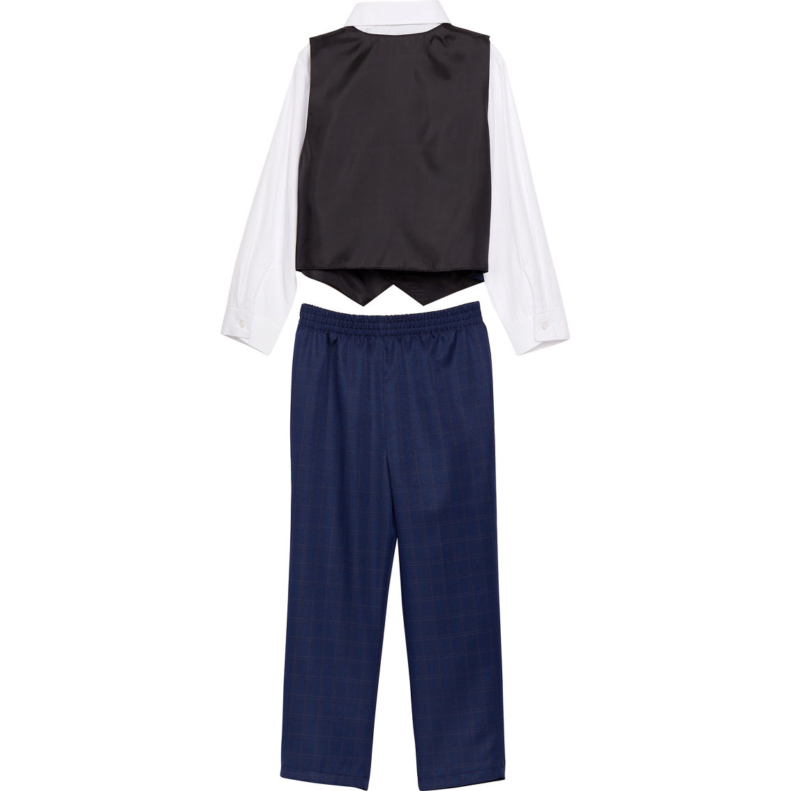 Andrew Fezza Baby Boys Navy Woven 4 pc. Set - Image 2 of 2