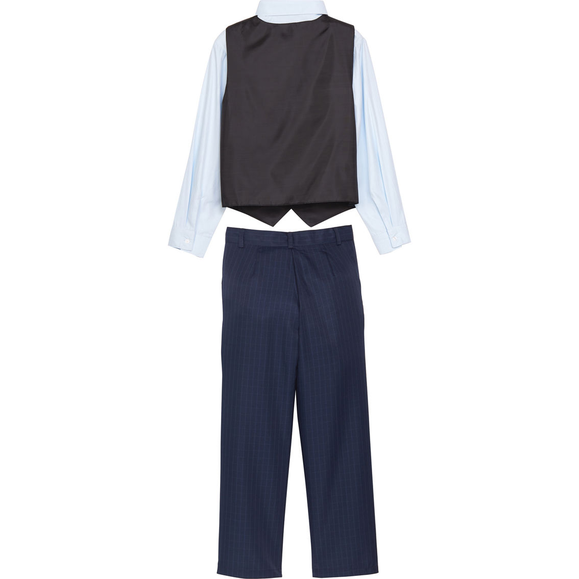 Andrew Fezza Boys Navy Woven Vest 4 pc. Set - Image 2 of 2