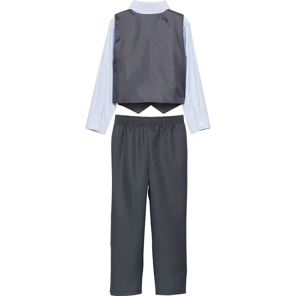 Andrew Fezza Boys Slate Woven Vest 4 pc. Set - Image 2 of 2