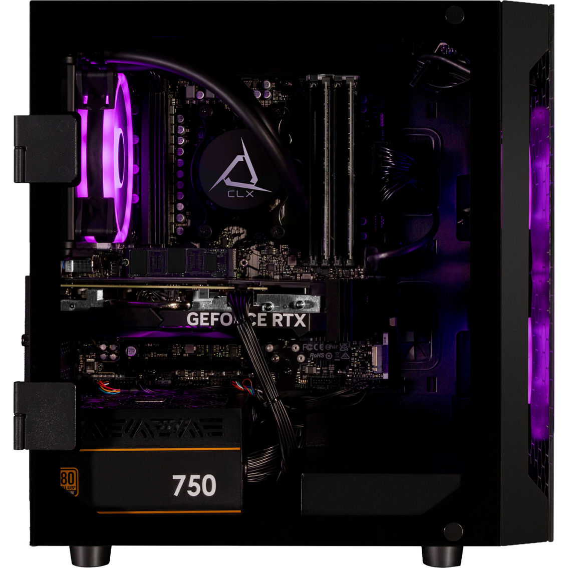 CLX Set AMD Ryzen 7 4.5GHz GeForce RTX 32GB RAM 1TB SSD+2TB HDD Gaming Desktop - Image 2 of 6