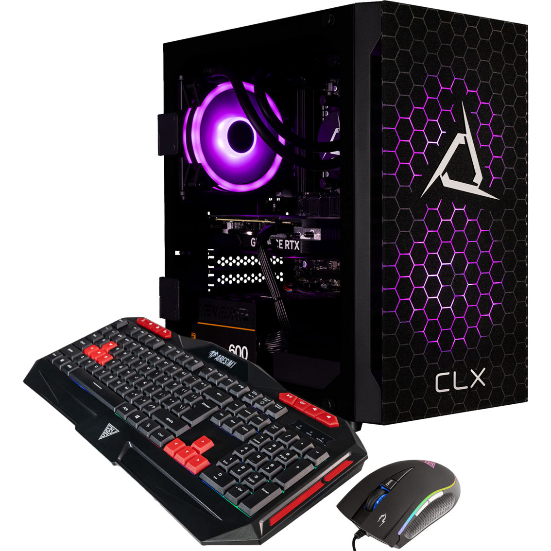 CLX Set AMD Ryzen 7 4.5GHz GeForce RTX 4060 32GB RAM 1TB SSD+2TB HDD Gaming Desktop - Image 5 of 6