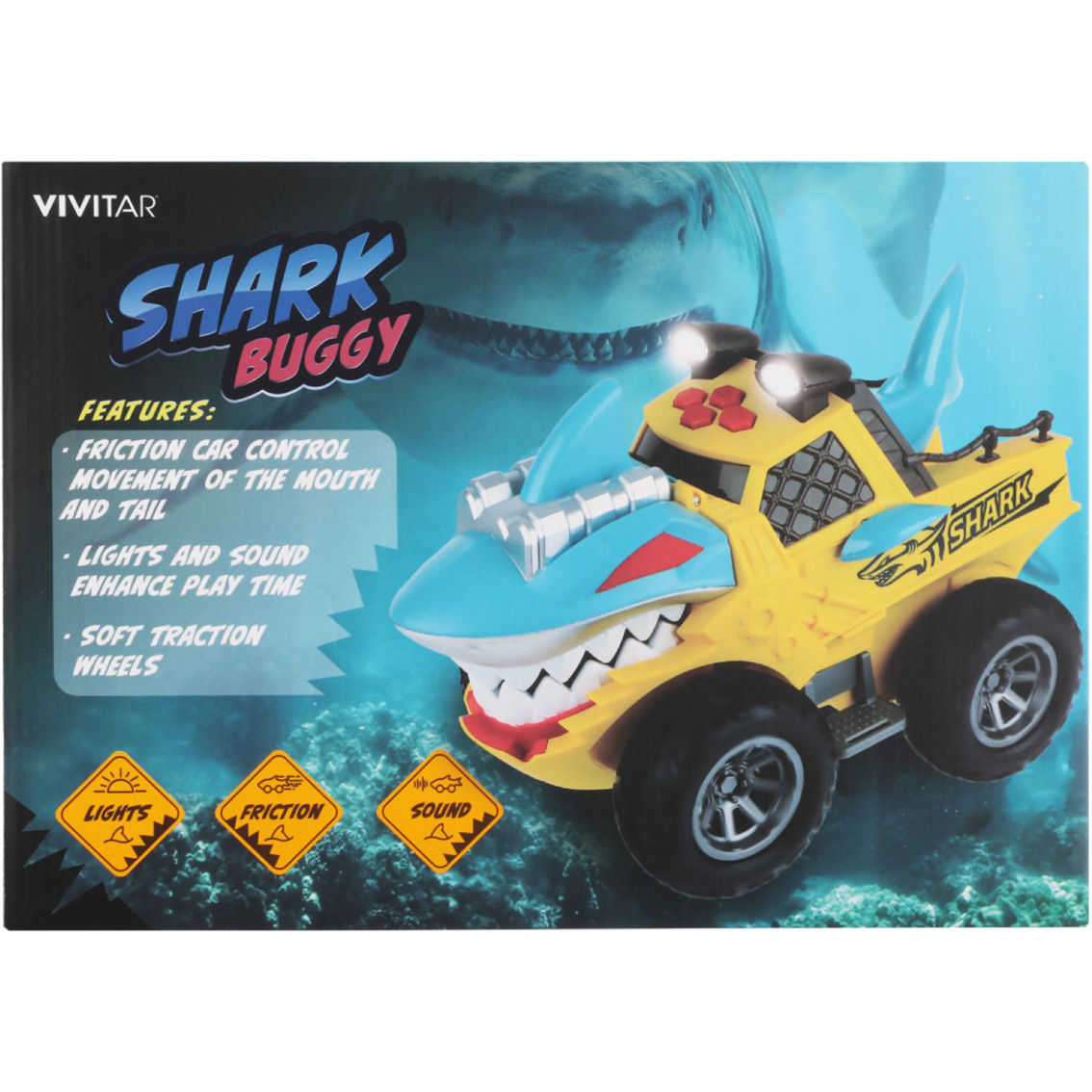 KidsTech Friction Powered Shark Buggy - Image 2 of 7