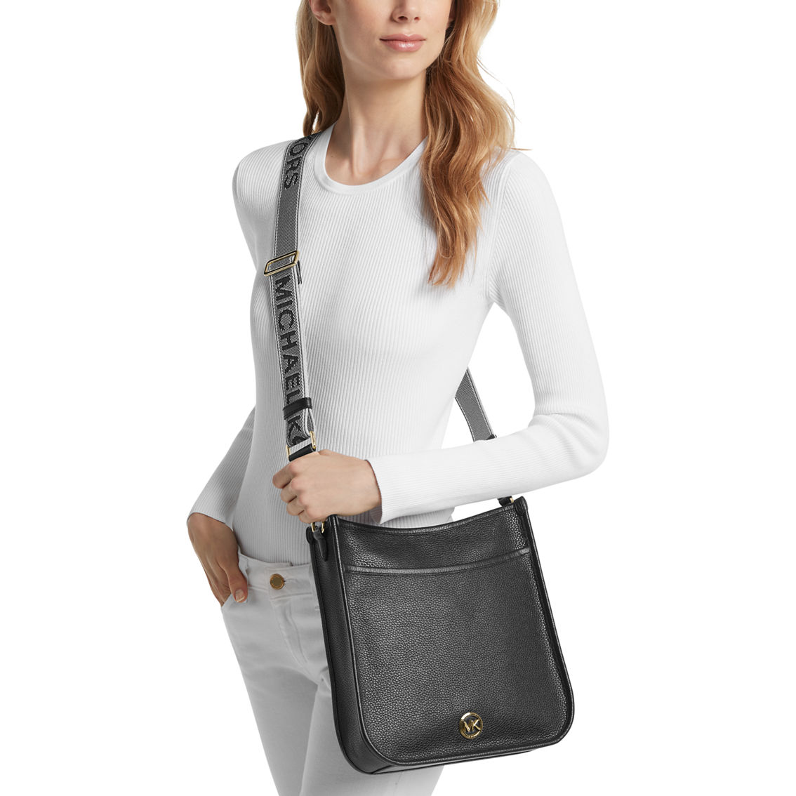 Michael Kors Luisa Large North South Messenger Bag - Image 2 of 2