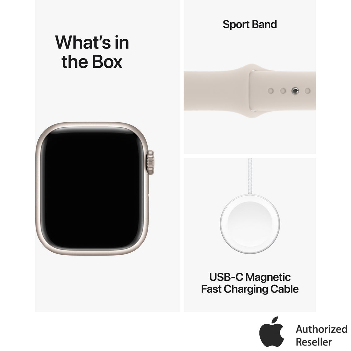 Apple Watch Series 9 GPS 41mm Midnight Aluminum Case with Sport Band - Image 9 of 10