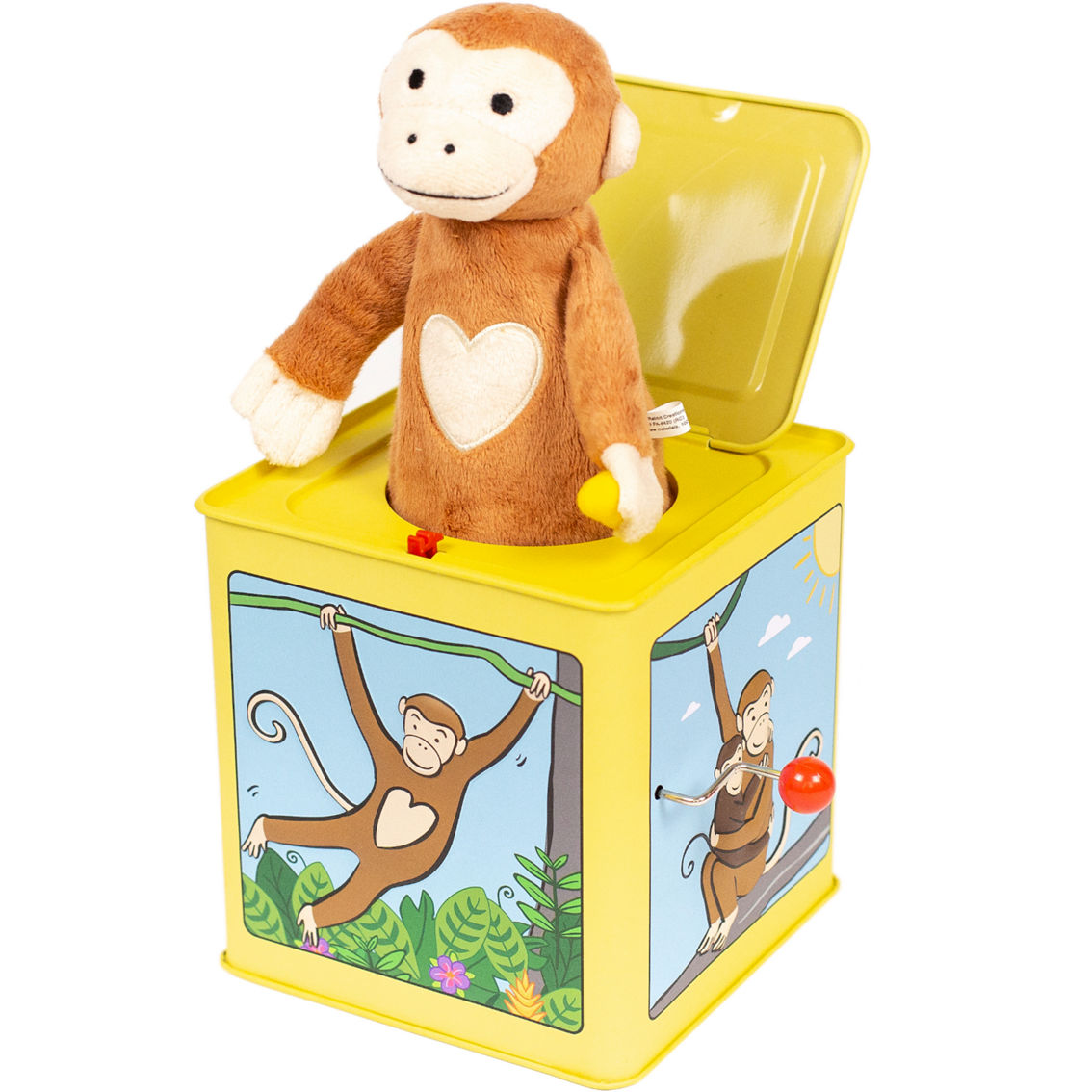 Jack Rabbit Creations Jack The Monkey Tin Jack In The Box - Image 3 of 5