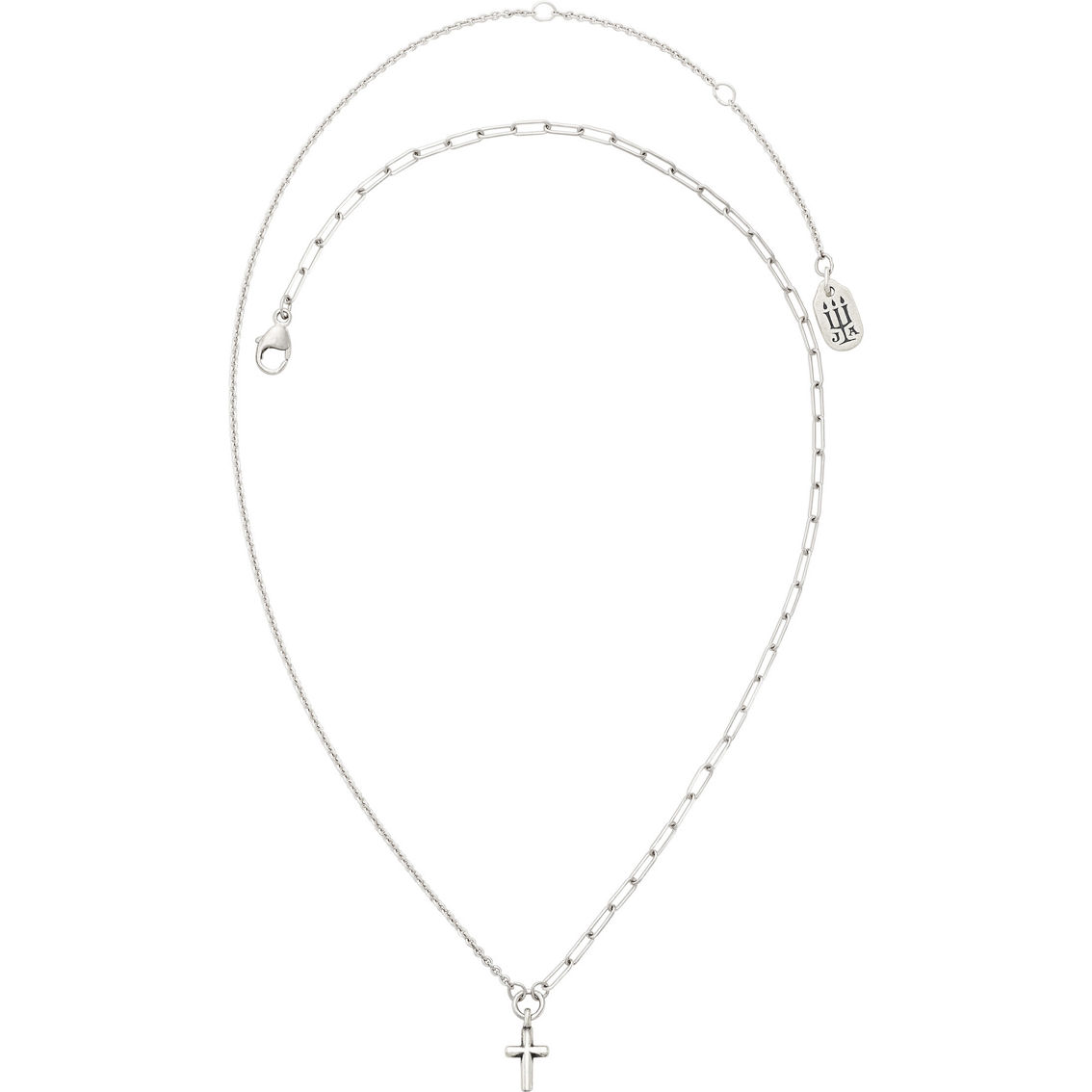 James Avery Paired Chains Cross Necklace - Image 2 of 2