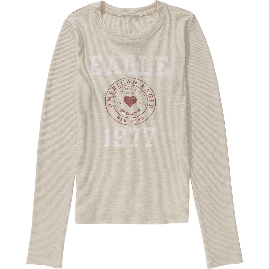 American Eagle Thermal Crew Neck Tee - Image 3 of 4