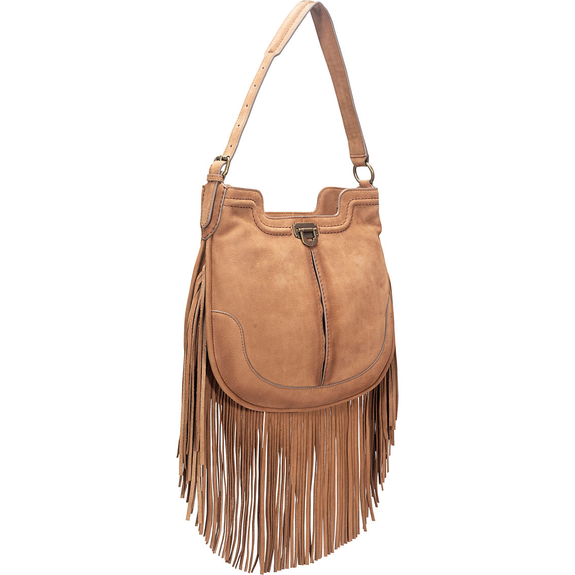 Frye Piper Suede Fringe Hobo - Image 3 of 5