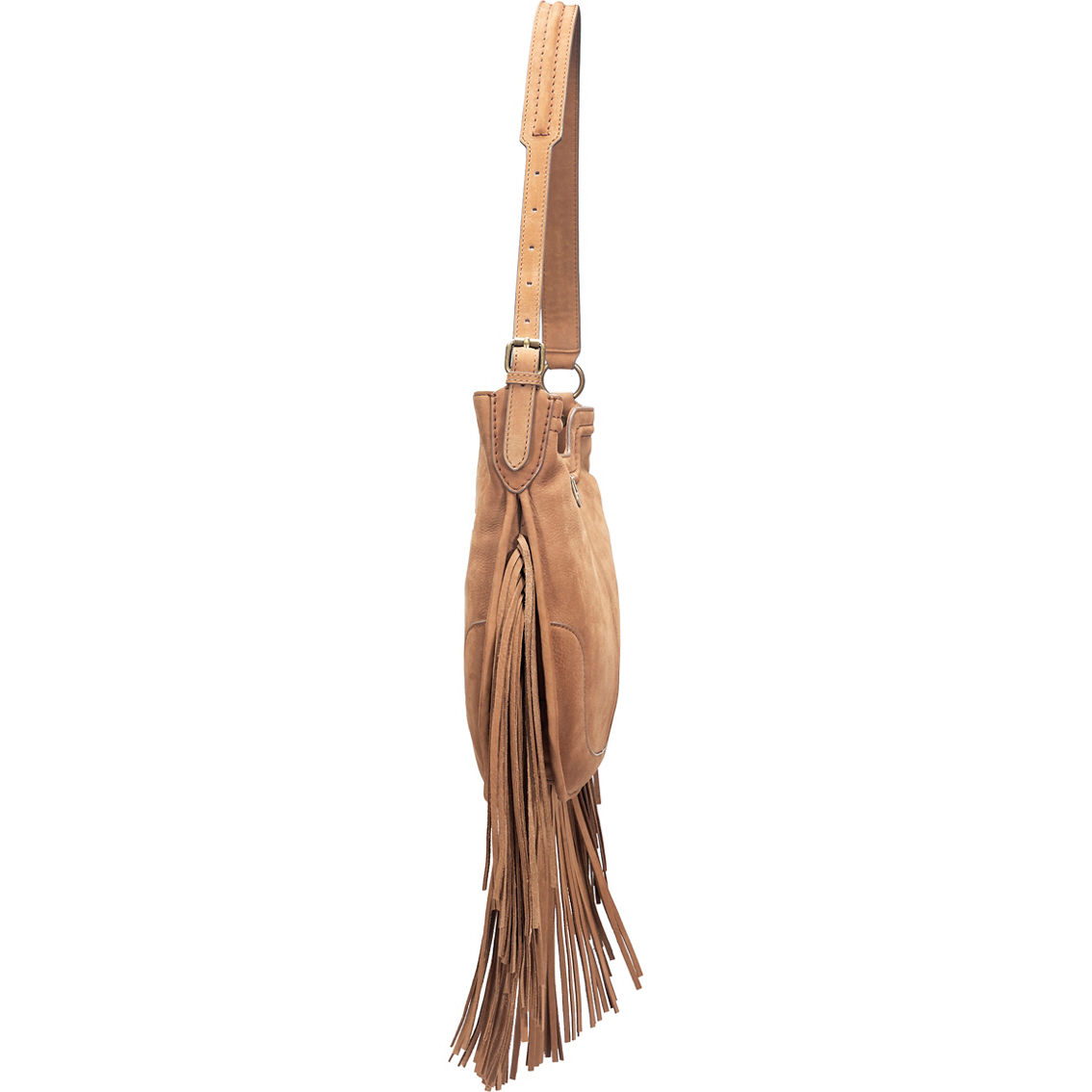 Frye Piper Suede Fringe Hobo - Image 4 of 5