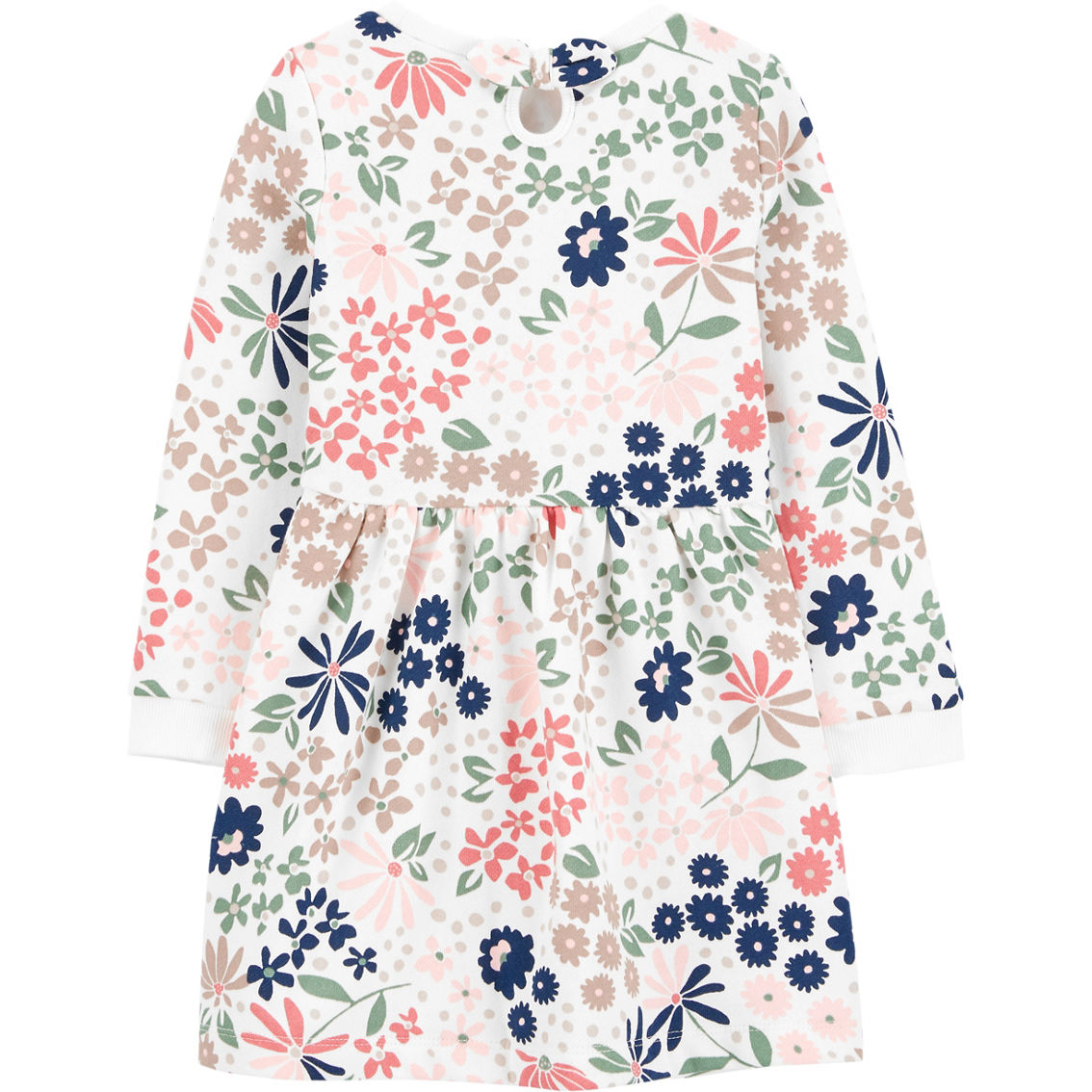 Carter's Toddler Girls Floral Fleece Dress - Image 2 of 2