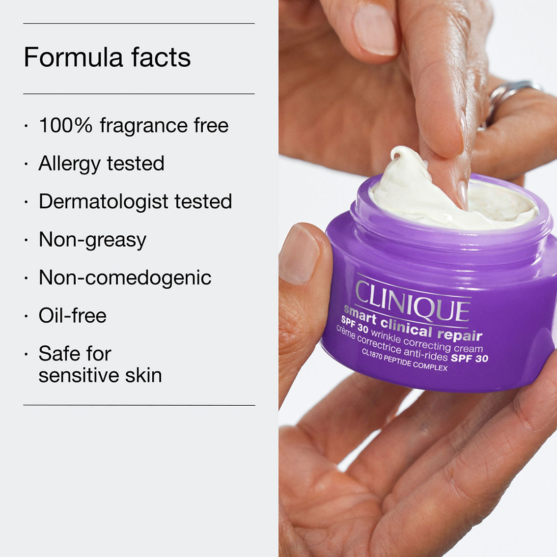 Clinique Smart Clinical Repair Broad Spectrum SPF 30 Wrinkle Correcting Face Cream - Image 7 of 9