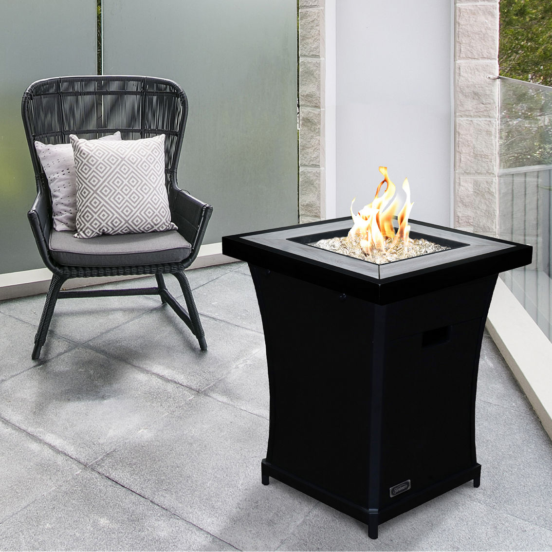 Sunbeam Urban Black Fire Pit - Image 2 of 6