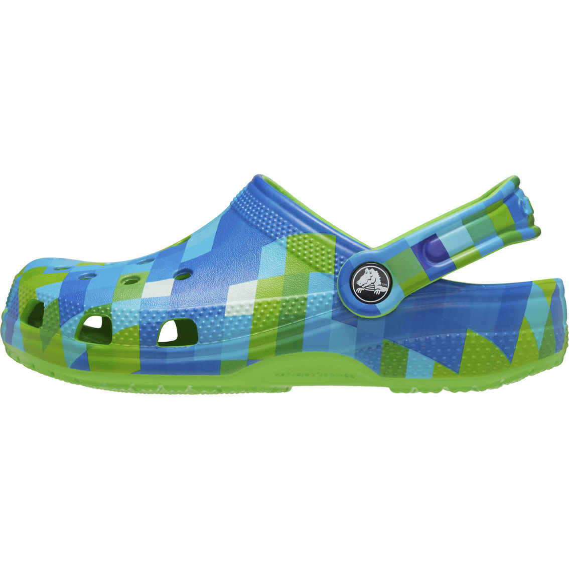 Crocs Grade School Boys Classic Digi Block Clogs - Image 3 of 7