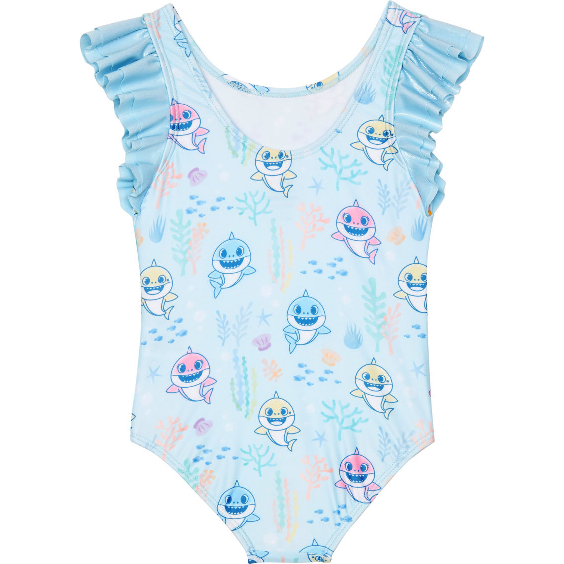 Nickelodeon Toddler Girls Baby Shark Swimsuit - Image 2 of 2