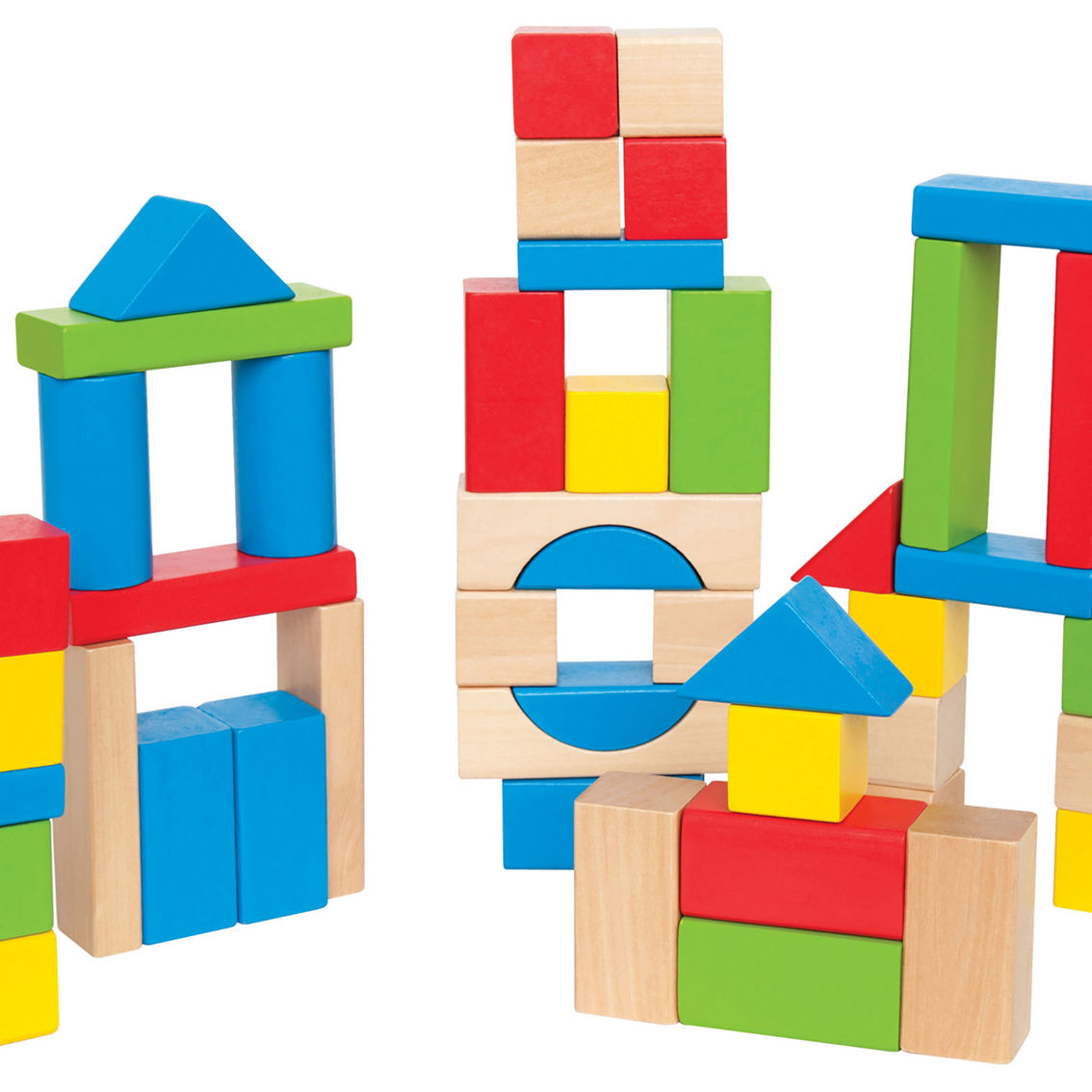 Maple Wood 50 pc. Building Blocks Set - Image 2 of 5