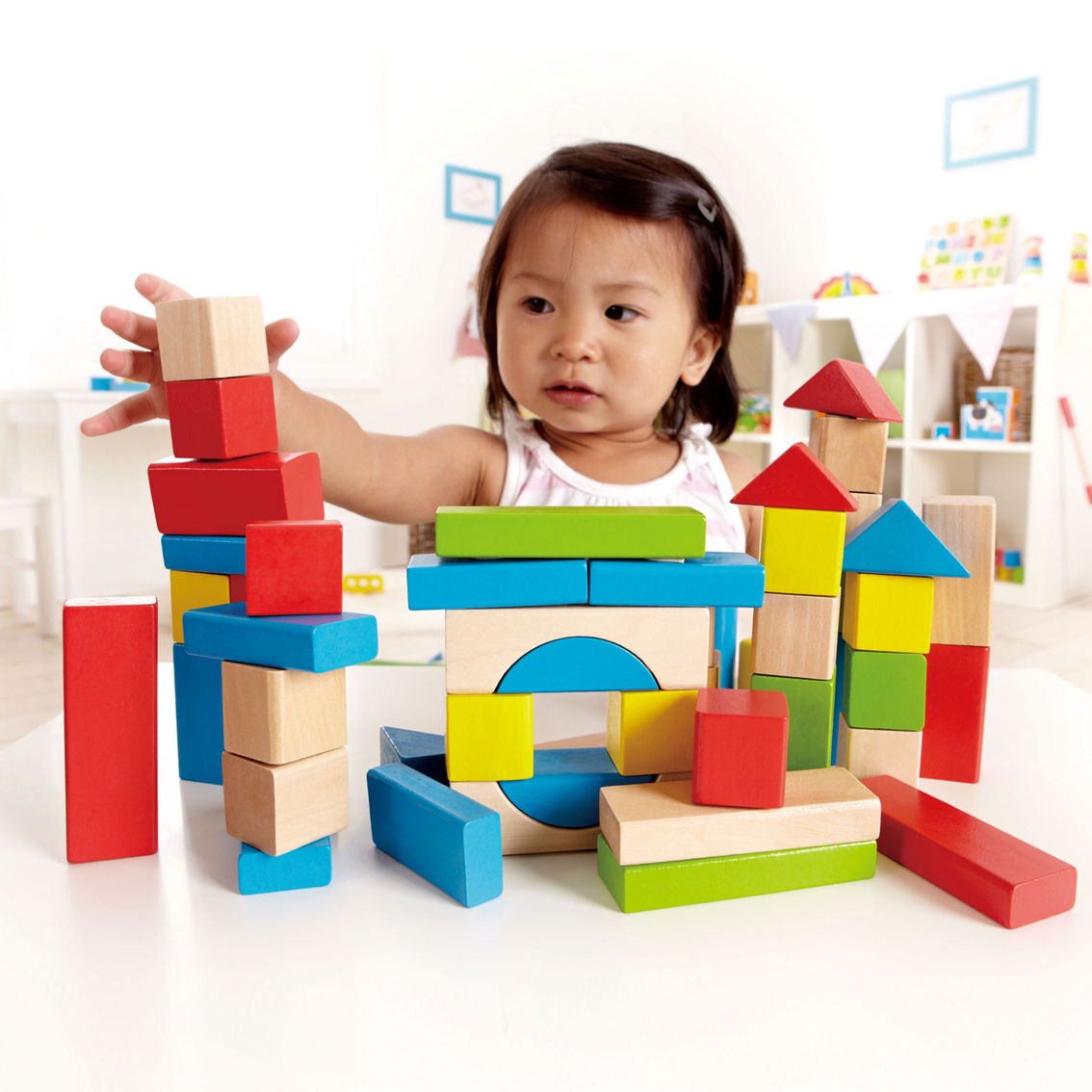 Maple Wood 50 pc. Building Blocks Set - Image 3 of 5