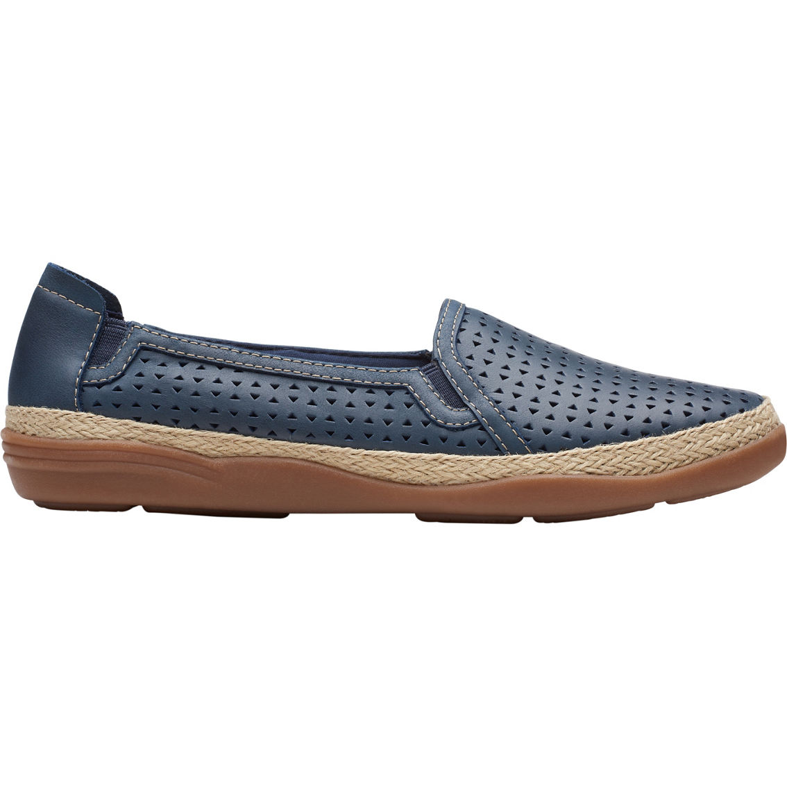 Clarks Women's Elaina Ruby Leather Espadrilles - Image 2 of 7