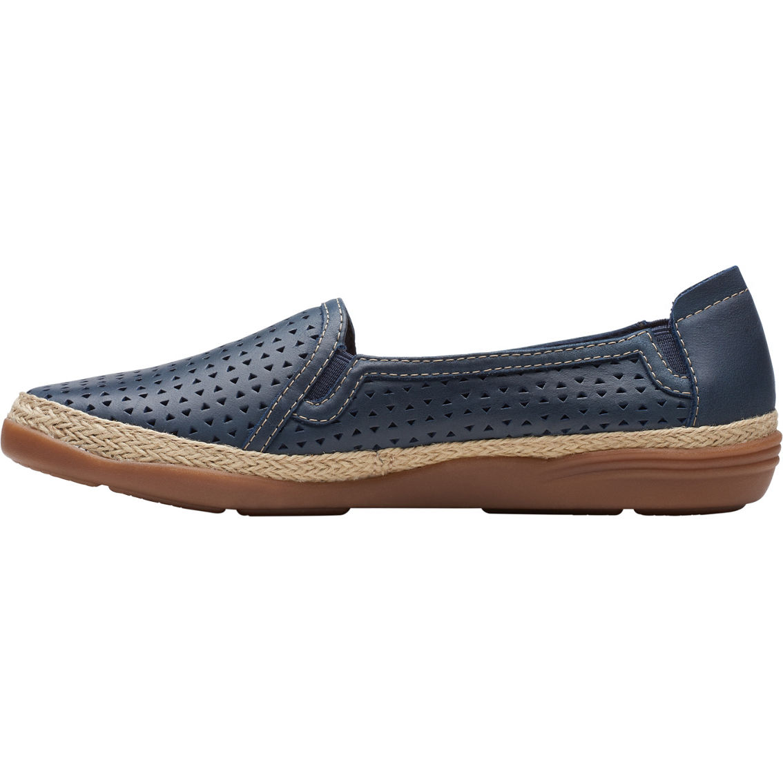 Clarks Women's Elaina Ruby Leather Espadrilles - Image 3 of 7