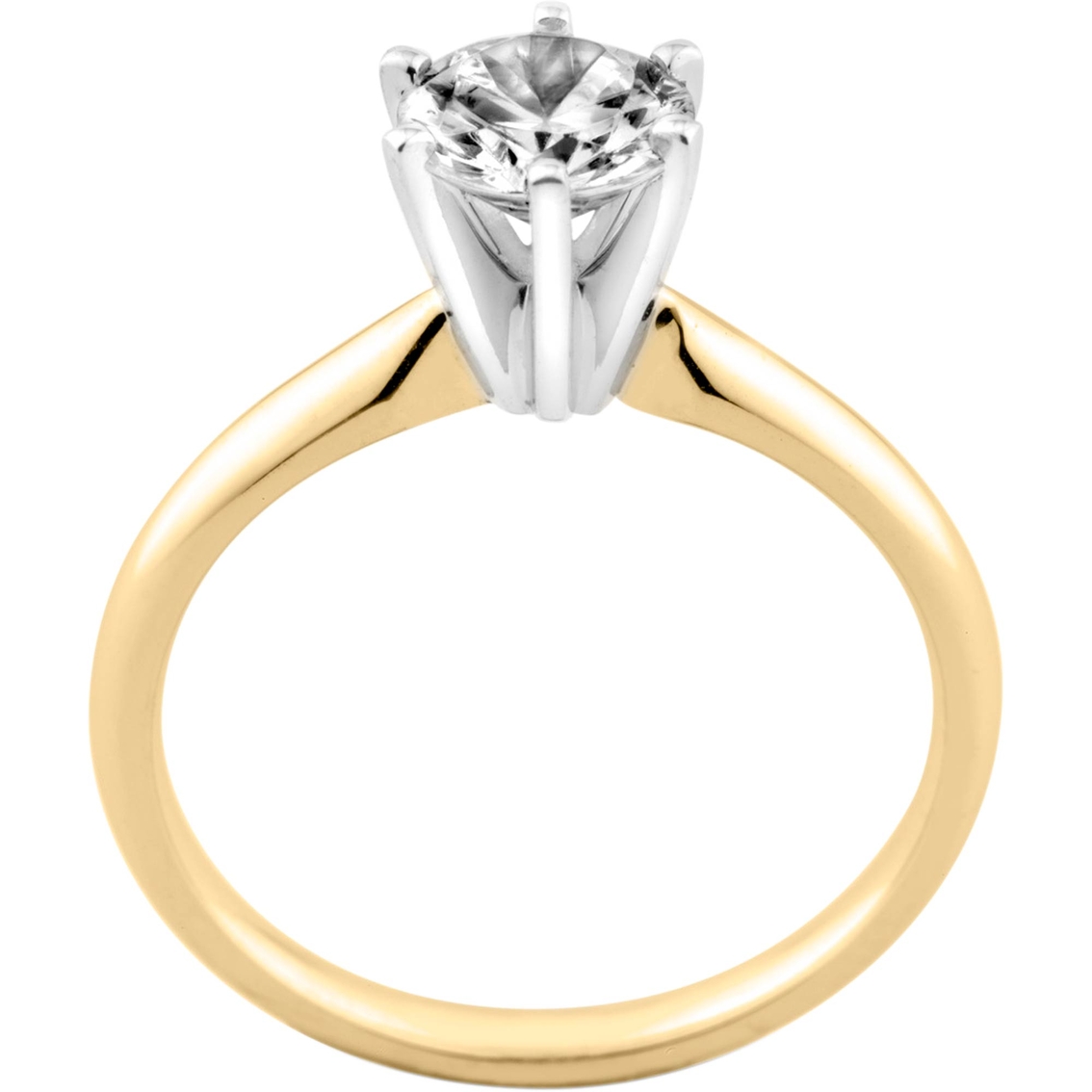 14K Gold 1/4 Ct. Diamond Solitaire Engagement Ring - Image 2 of 2