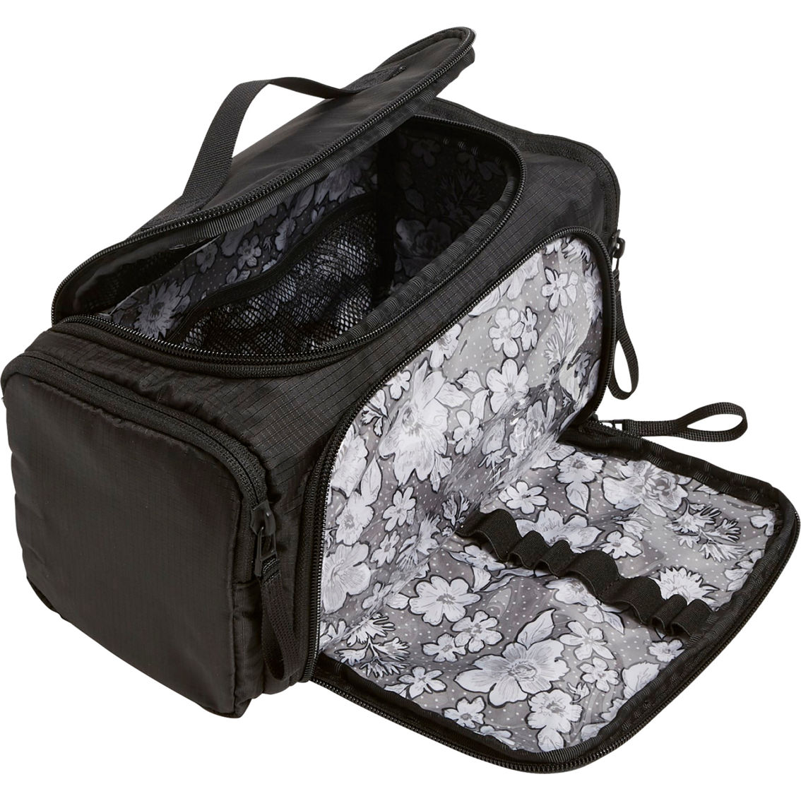 Vera Bradley Large Travel Cosmetic, Black - Image 3 of 3