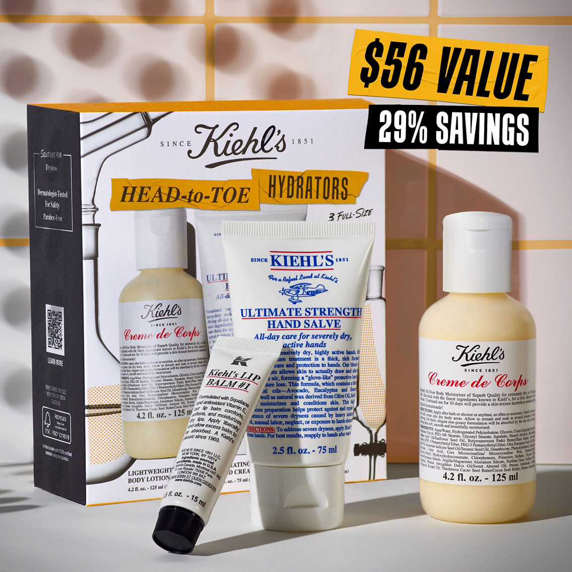 Kiehl's Head-to-Toe Hydrators Gift Set - Image 2 of 4