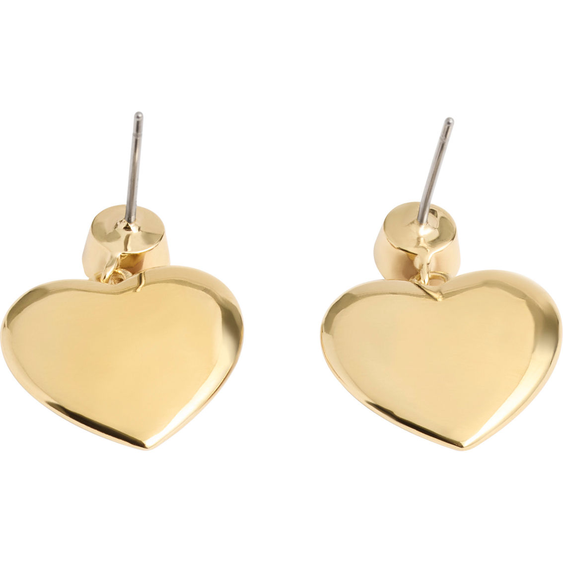 Coach Pink Signature Heart Drop Earrings - Image 2 of 3