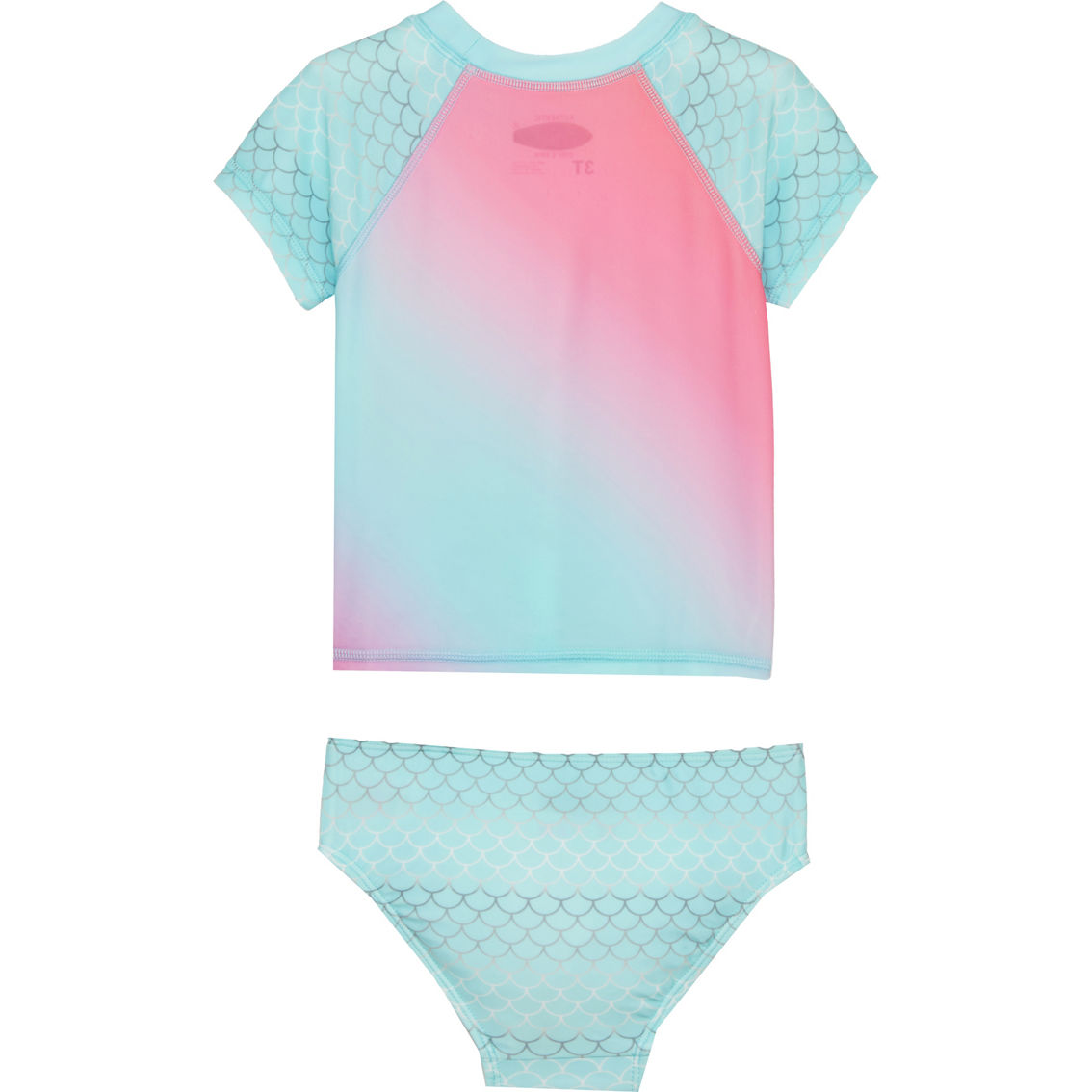 Surf Zone Toddler Girls Mermaid 2 pc. Swimsuit - Image 2 of 2