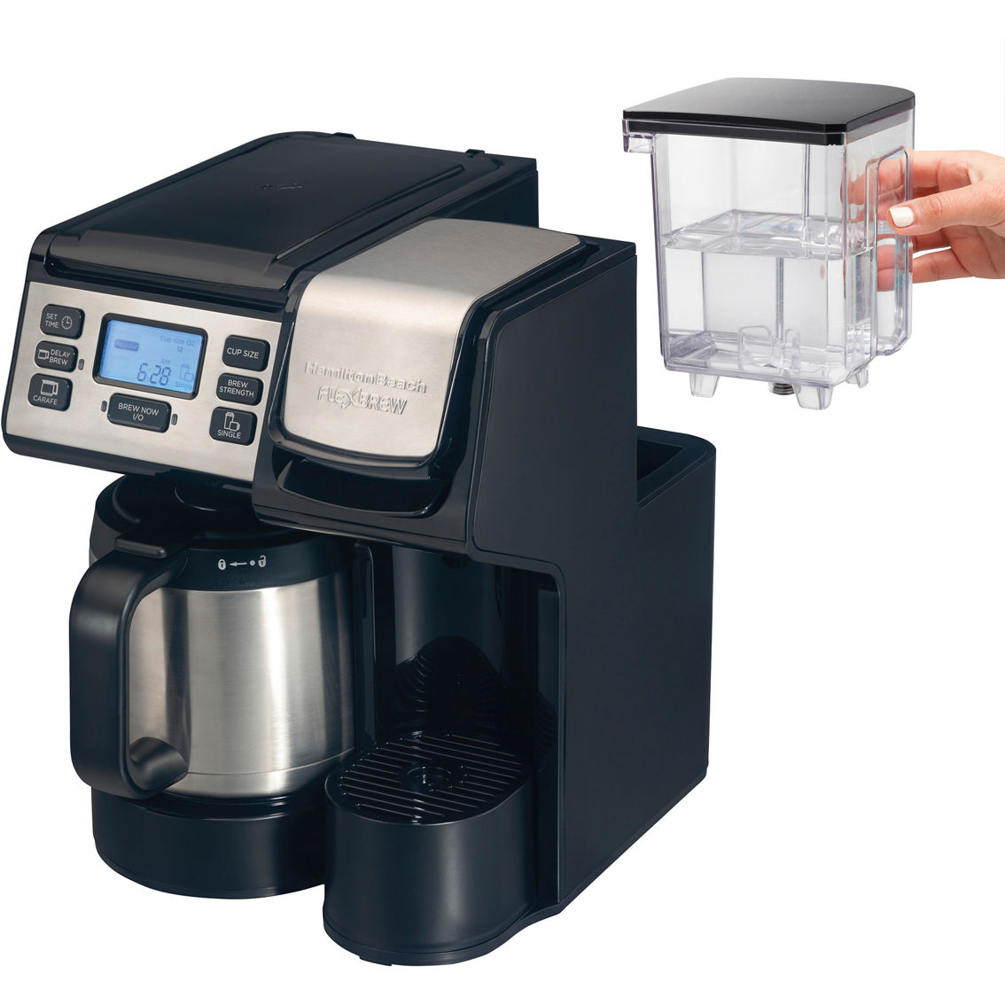 Hamilton Beach FlexBrew TRIO Coffee Maker with 12 Cup Thermal Carafe - Image 2 of 4