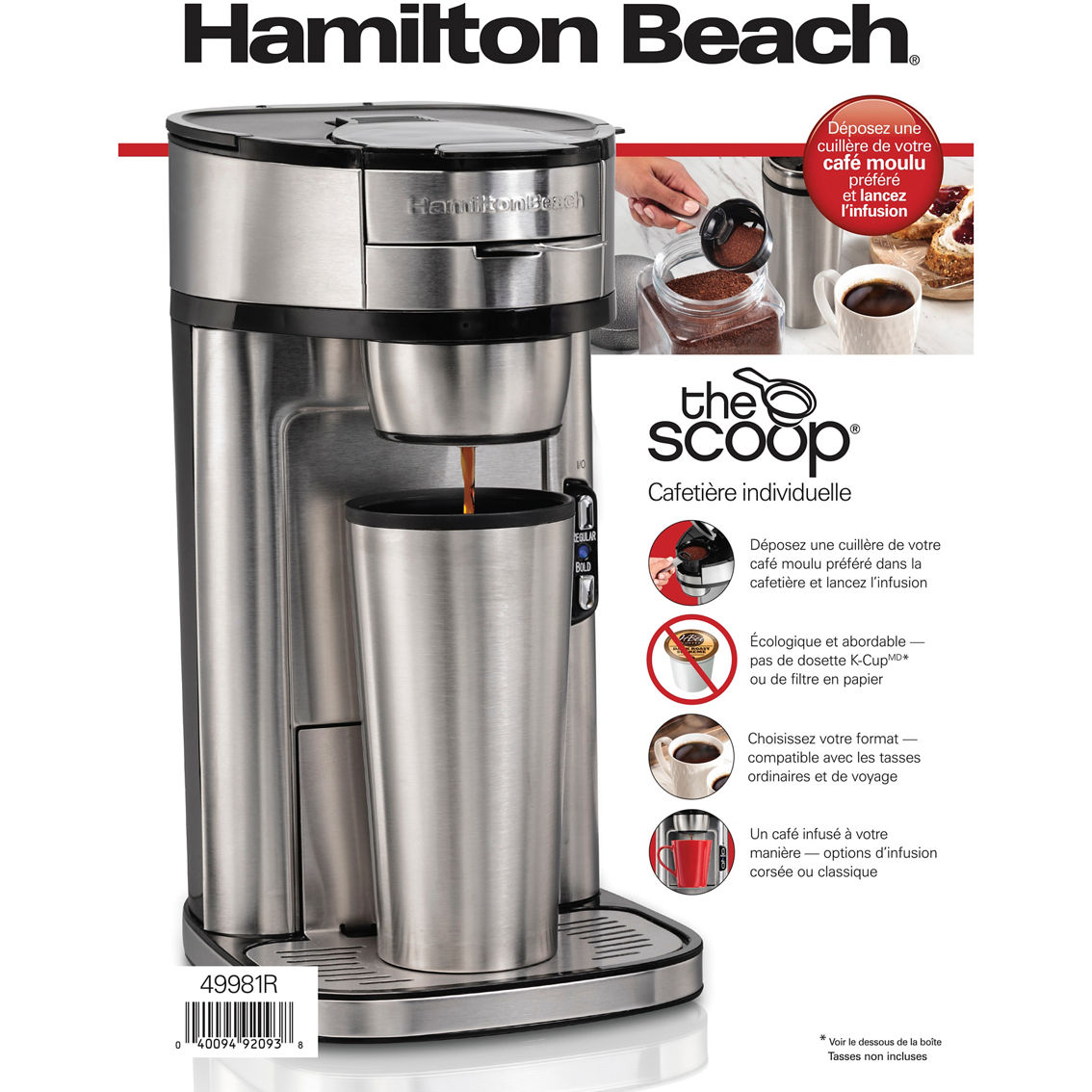 Hamilton Beach  The Scoop Single Serve Coffee Maker - Image 3 of 3