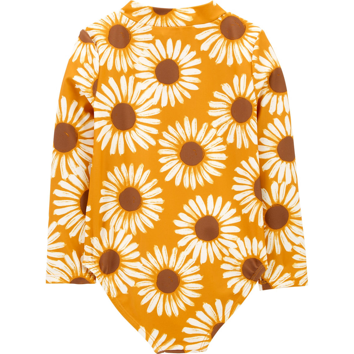 Carter's Toddler Girls Sunflower One Piece Rashguard Swimsuit - Image 2 of 3