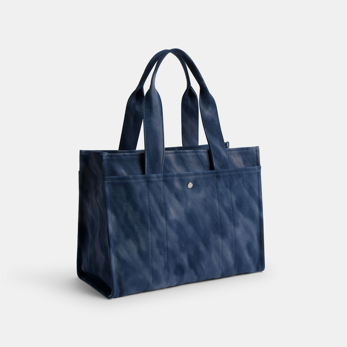 Coach Midnight Navy Tie Dye Cargo Tote 42 - Image 4 of 5