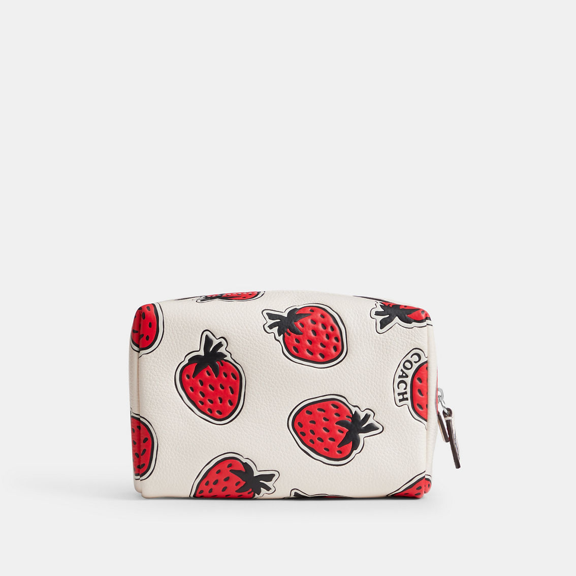 Coach Strawberry Printed Leather Essential Cosmetic Pouch - Image 2 of 3